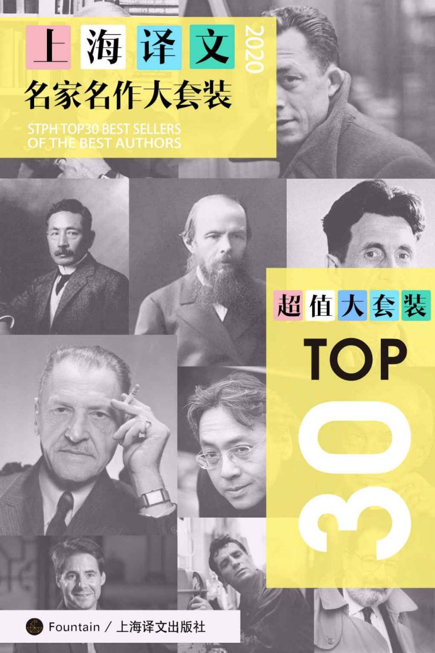 上海译文TOP30名家名作大套装2020  10.37G